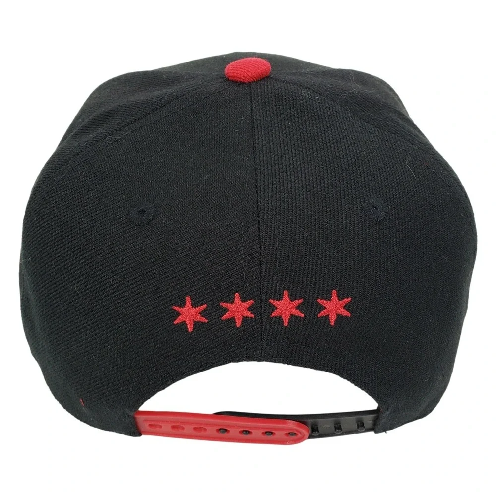 Melonwear‎ Chicago Bulls Elias Stein Artist Series Snapback Hat OS Black Red NBA